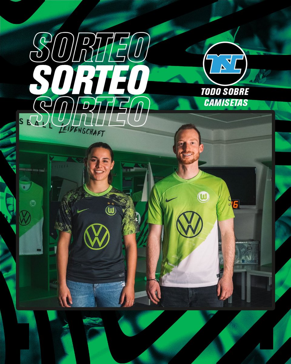 EleteTSC's tweet photo. 🤞👕 ¡Sorteo! Nos juntamos con @VfLWolfsburg_ES para sortear una de sus nuevas camisetas (el ganador elige cuál):

- Seguir a @EleteTSC y @VfLWolfsburg_ES.
- Darle Like y RT a este tweet.
- Responder diciendo cuál modelo te gustó más. 
- Sortea el 29 de mayo de 2023. https://t.co/9a8KsOu7gz