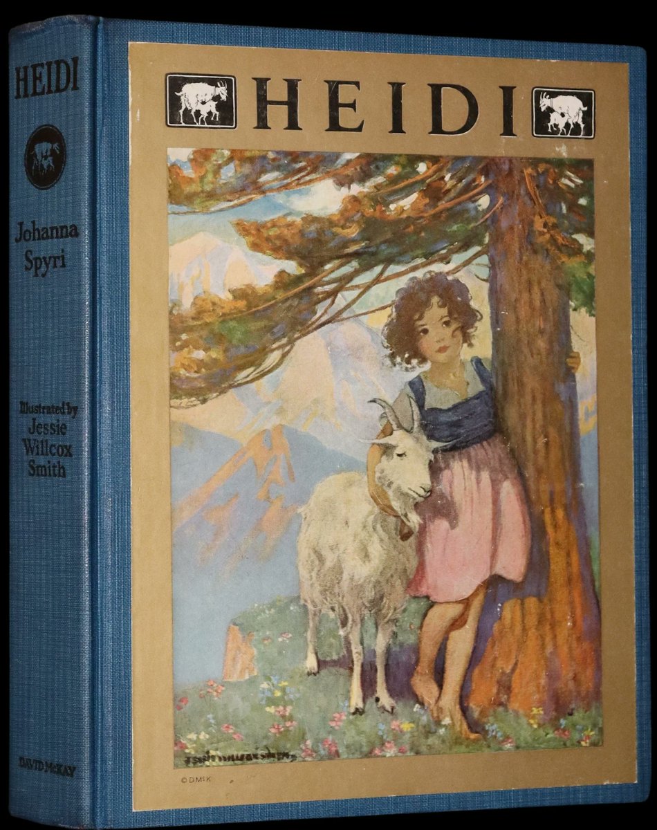 1922 Rare First Edition - HEIDI by Johanna Spyri illustrated by Jessie Willcox Smith.
mflibra.com/collections/br…

#BookWithASoul #FirstEdition #Heidi #JessieWillcoxSmith #illustrated #bookworm #bookstore #booknerd #rarebooks #bibliophile