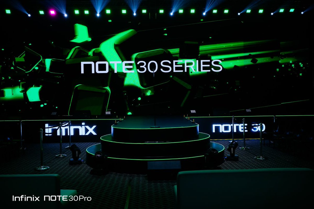 Really amazing to be witnessing the Launch of a new generation of devices by @InfinixNigeria. The #Note30SeriesLaunch is happening right now and I'm seeing a lot beautiful and popular faces here. #InfinixNote30Launch