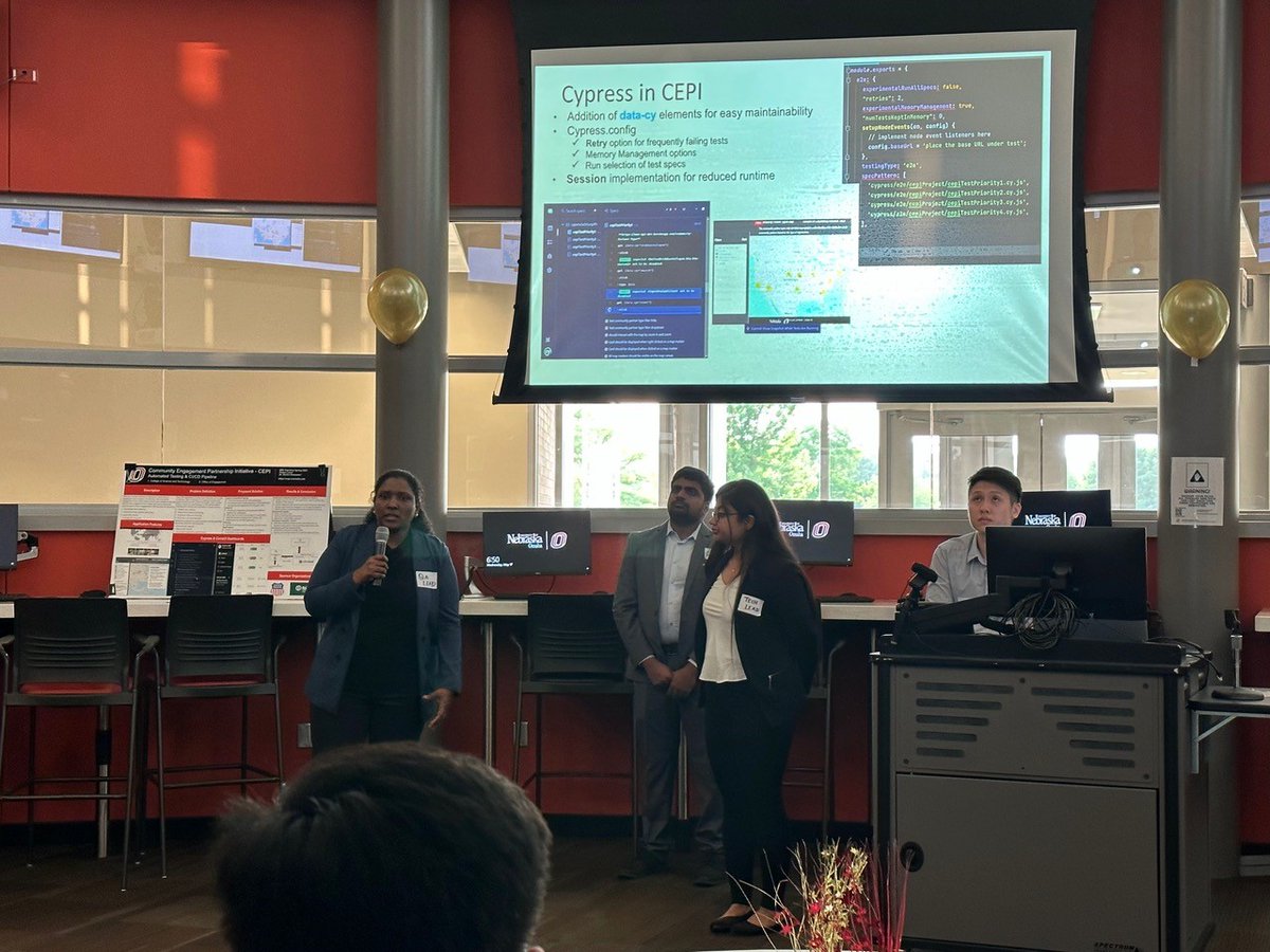unocist's tweet photo. Congratulations to all the students that completed their capstone for Spring 2023!

It was the MS MIS capstone classes, who presented their excellent work on the Marked by COVID project and the Community Engagement Partnership Initiative (CEPI) project.

#cist https://t.co/trjvcPaEQr