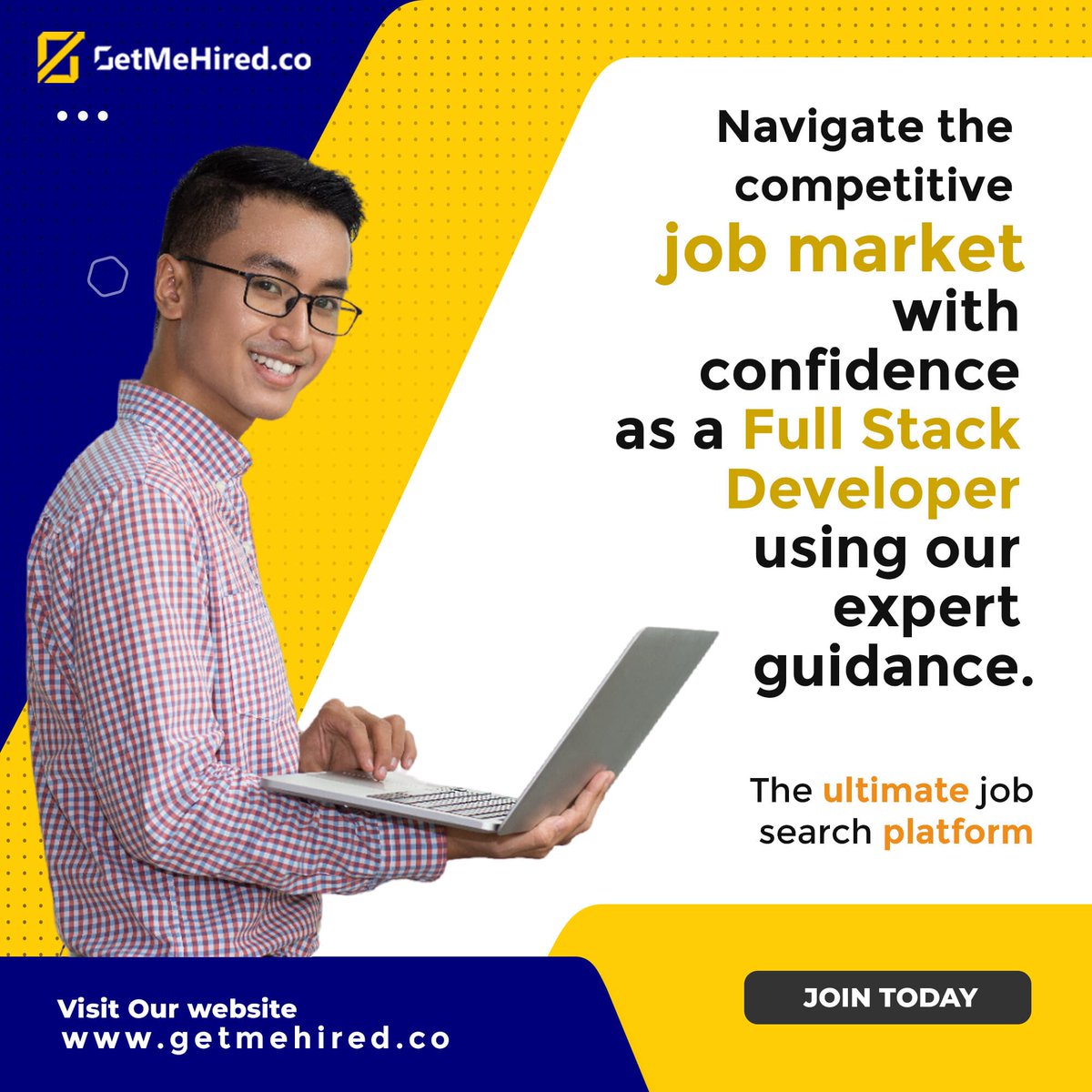 GetMeHiredCo's tweet photo. Are you a Full Stack Developer searching for jobs? Try the job-ready courses from GetMeHired and get your dream job easily.

Visit our website: https://t.co/Zb3bleF1ph

#GetMeHired #JobTrainingProgram #JobCanada #JobUSA #techjobs #fullstackdeveloper #dataengineering #datascience https://t.co/Dv9W2D713q