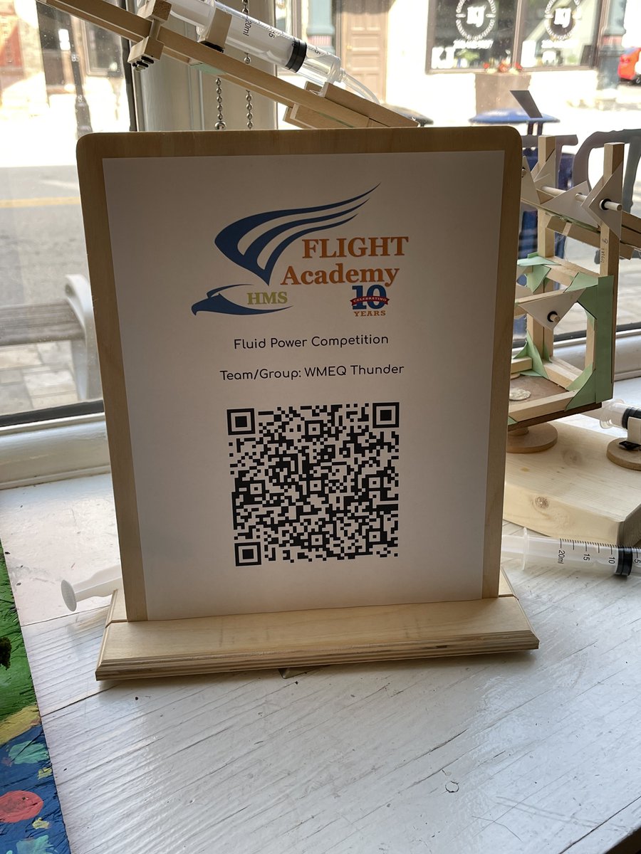 STEM Project Showcase all set up at <a href="/SteamingCup/">The Steaming Cup</a> for the Creativity Crawl today! Come check out <a href="/HorningMiddle/">Horning Hawks</a> and <a href="/FLIGHTSDW/">FLIGHT Academy</a> work in downtown Waukesha today from 4-6pm! #1Horning