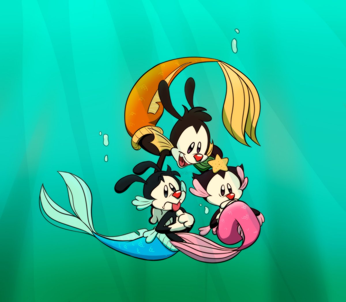 Happy #MerMay! Or at least what’s left of it! #animaniacs #zanytwt #warnerbrothers