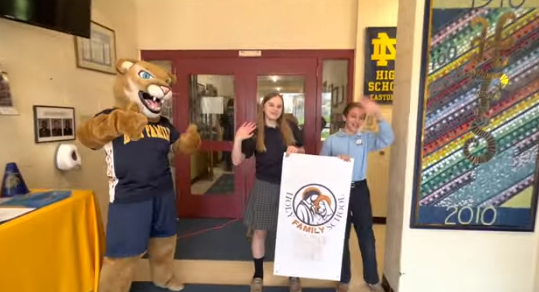 🎼 #MakeaJoyfulNoise for Holy Family School! 🎤 These #saintsandscholars are celebrating their school family at this Northampton County elementary school. Each vote is a donation of $10 or more to the school! ✨Watch the video at the link below! 👇 weloveourcatholicschools.com/fundraising/ho…