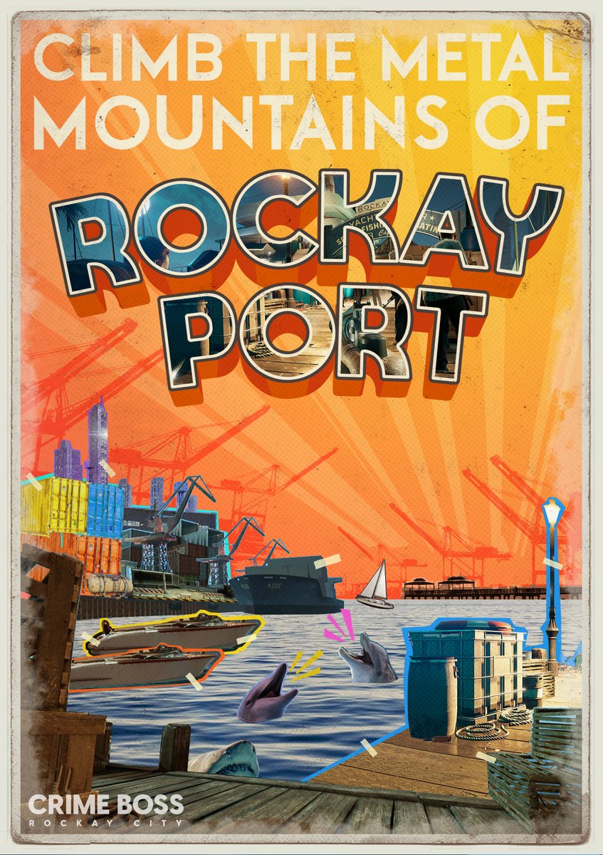 CrimeBossGame's tweet photo. Rockay Port is one of the nation's busiest cargo ports, importing as much as 4,241,603 tons of cargo in 1990. 

Four million two hundred forty-one thousand six hundred two tons of which were seized by the Rockay City Police Department. https://t.co/qWmrzburgZ