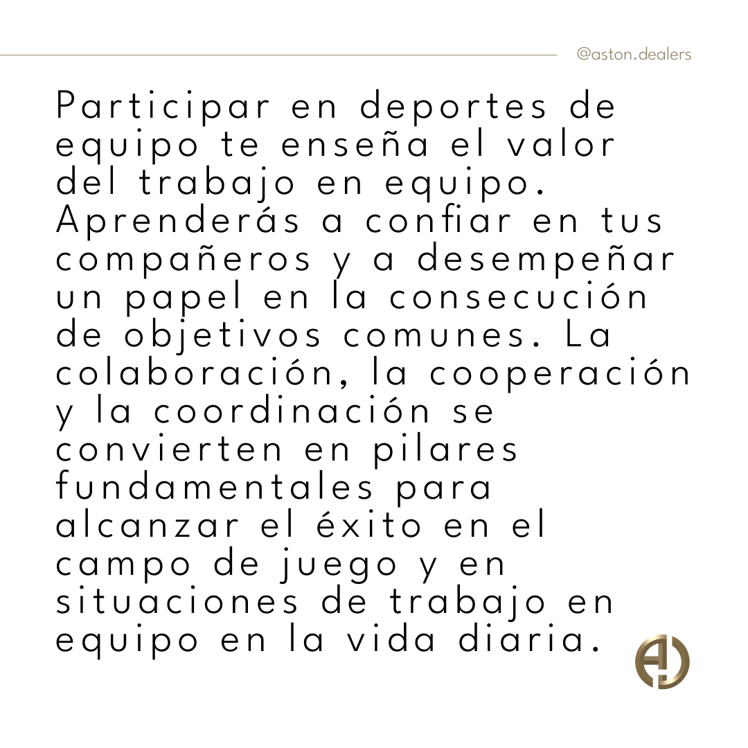 AstonDealers's tweet photo. Desde mejorar las habilidades de comunicación hasta fortalecer el trabajo en equipo y construir relaciones duraderas, descubre cómo unirte a un equipo puede brindarte una experiencia deportiva inolvidable.
#astondealers #deportesenequipo #trabajoenequipo #comunicación https://t.co/WgSSStRta3