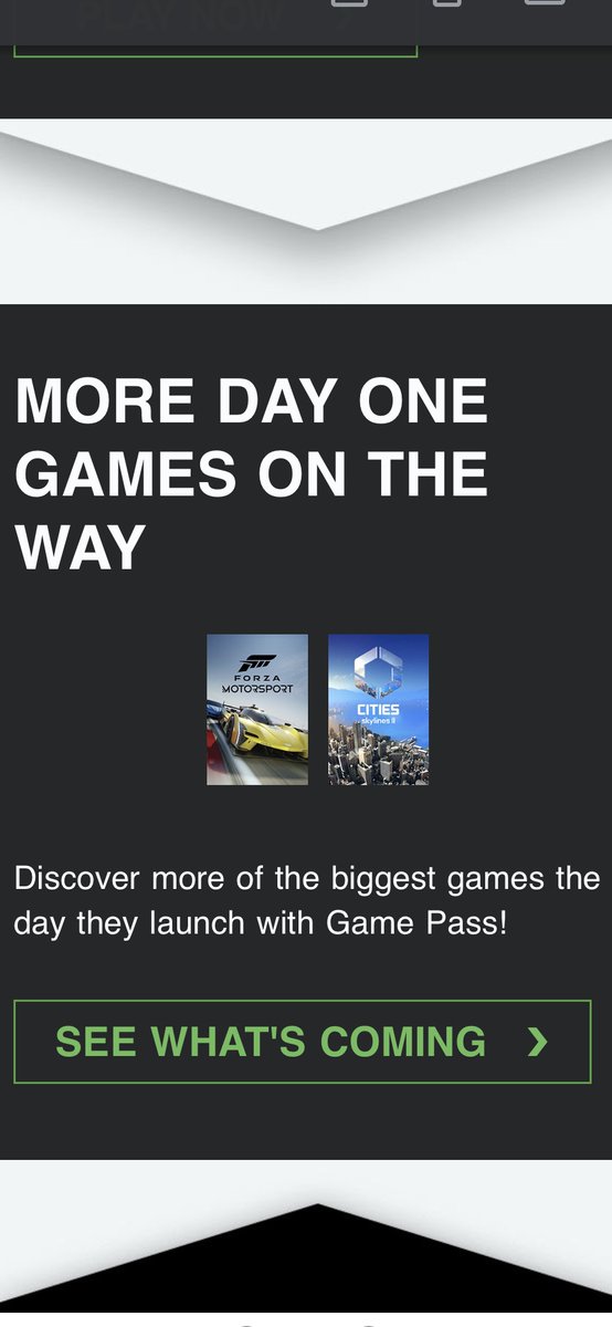 AR12Gaming's tweet image. BREAKING: Looks like Forza Motorsport’s cover art was has been included in an email to Xbox Game Pass subscribers in the “coming soon” section of the newsletter

Cover cars appear to be the Cadillac GTP racecar and C8 e-ray Corvette

Should be getting announced by Xbox on June 11
