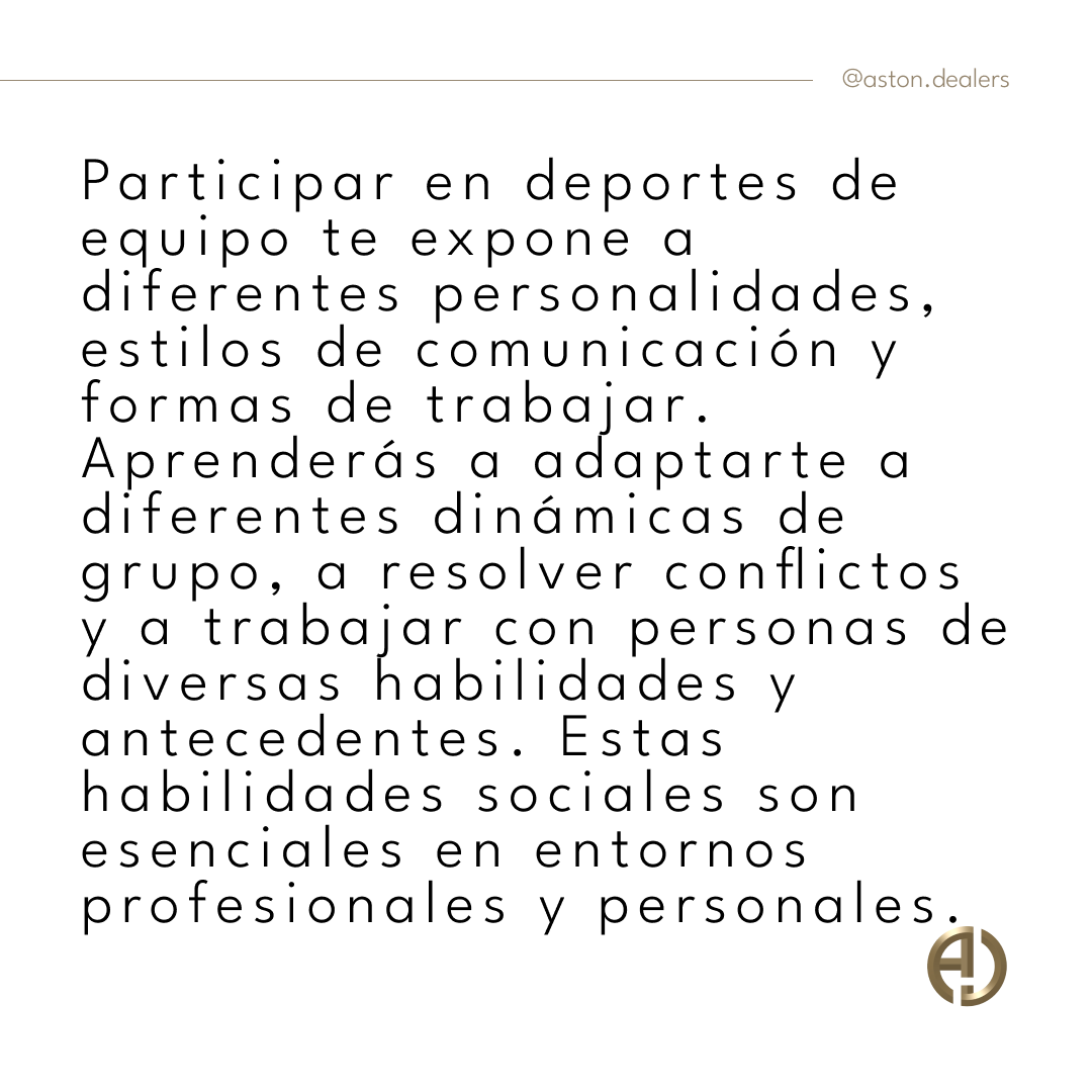 AstonDealers's tweet photo. Desde mejorar las habilidades de comunicación hasta fortalecer el trabajo en equipo y construir relaciones duraderas, descubre cómo unirte a un equipo puede brindarte una experiencia deportiva inolvidable.
#astondealers #deportesenequipo #trabajoenequipo #comunicación https://t.co/WgSSStRta3