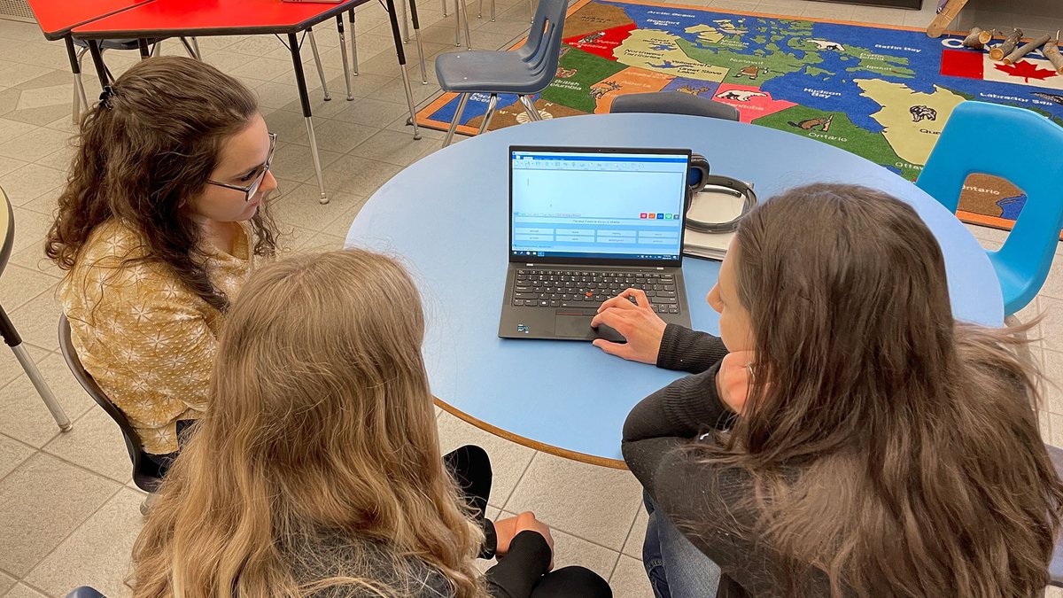set_bc's tweet photo. This Crescent Park Elementary team in Dawson Creek #SD59 are collaborating to build #VisualScenes during their #TouchChat training.

@SD59PRS @SaltilloBrand #AAC #AssistiveTechnology #BCed #BuildingCapacity #SupportingStudents #Inclusion #InclusiveClassroom #DawsonCreek https://t.co/r8XP68ZefJ