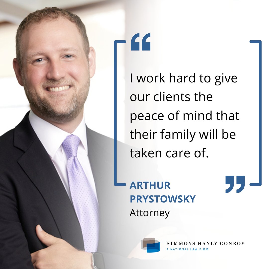 SimmonsLawFirm's tweet photo. As the son of a physician who specializes in cancer treatment, Attorney Arthur Prystowsky learned at a young age the importance of assisting those in need. Read about how Arthur gives a voice to those seeking justicehttps://bit.ly/42FGQ6d
#TheSimmonsDifference https://t.co/1i0gSOJXdk