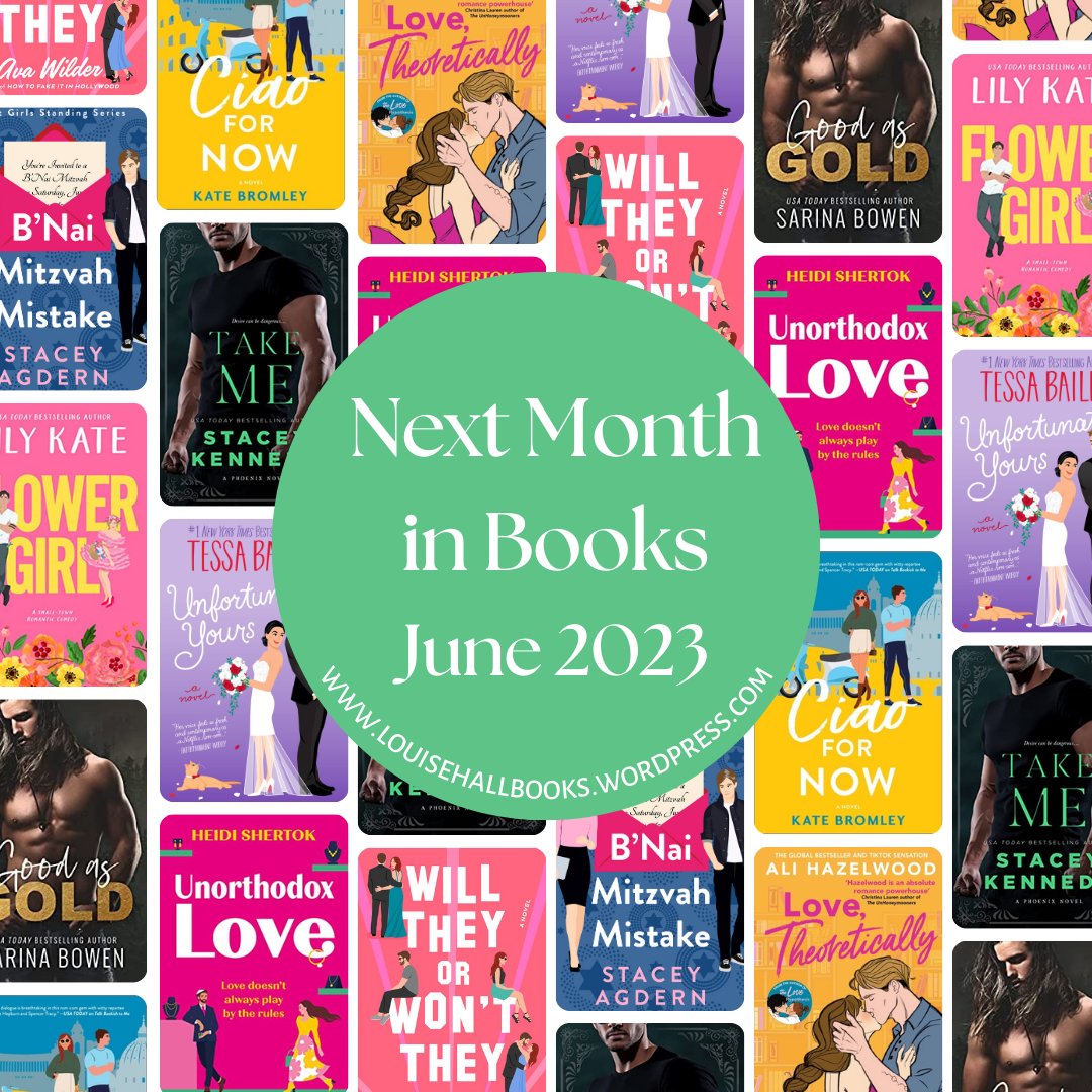 Next Month in Books - June 2023 including @nystacey @SarinaBowen @Stacey_Kennedy @mstessabailey @HeidiShertok
#amreading #amreadingromance #booklover #booklovers #booklove #bookaddict #booknerd #newbooks #bookblogger #bookrecommendations #bookobsessed
louisehallbooks.wordpress.com/2023/05/24/nex…