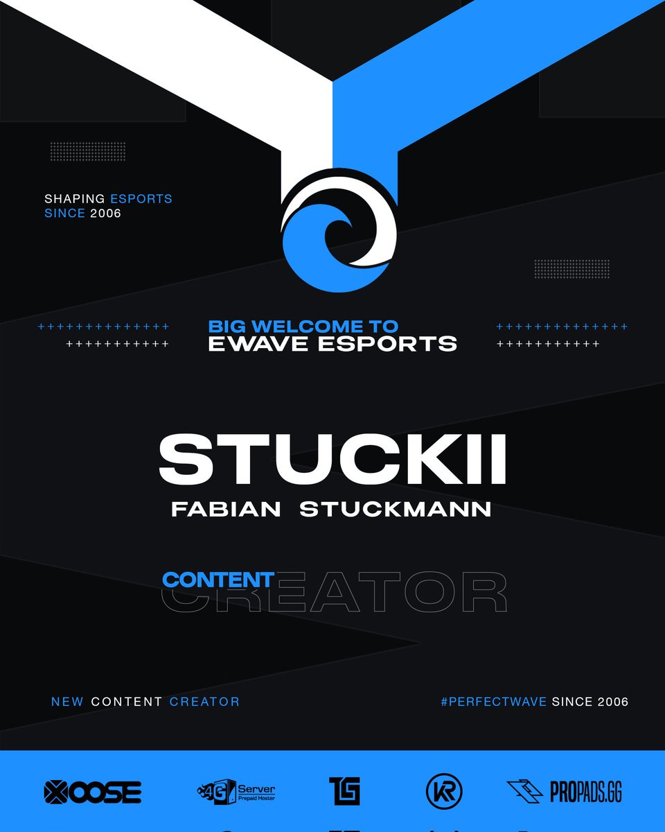 SVWStu's tweet photo. Einige wussten es schon, jetzt ist es offiziell!
Ich joine @ewaveesports als Content Creator und Caster 🔥🌊
Danke für die Möglichkeiten, freut euch auf coole Projekte und spannende Streams!
#THEPERFECTWAVE💙 https://t.co/sZornxKo8g