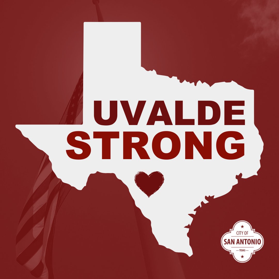 COSAGOV's tweet photo. Our hearts are with the entire community of #Uvalde as we remember the 21 lives lost one year ago today. ❤️ #UvaldeStrong https://t.co/FT612CFM4x