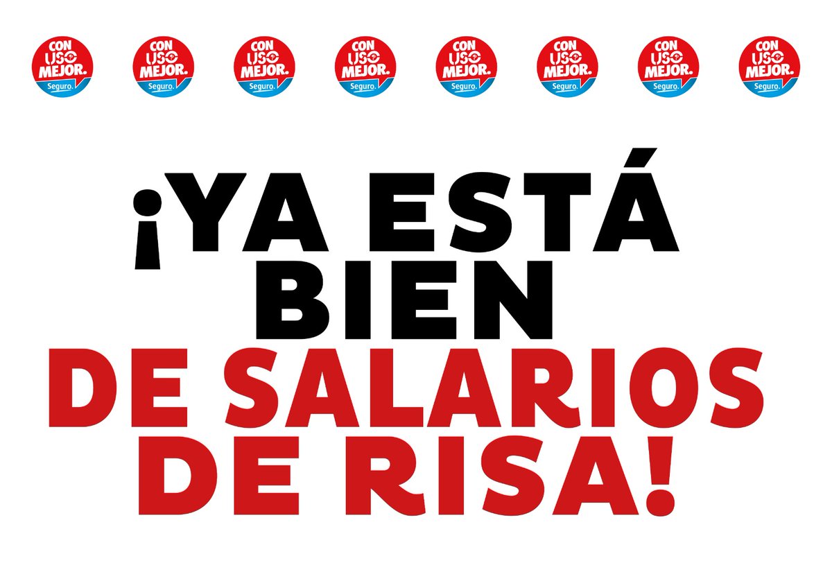 f_ense_uso's tweet photo. Nos concentramos para decirlo bien alto:
¡Ya está bien de salarios de risa!
¡No al inmovilismo de la patronal!
¡Pedimos un Convenio justo y unos salarios justos!
¡No a la pérdida de poder adquisitivo!
#SalariosDignosInfantil
#SOSeducacionINFANTIL
#conUSOmejor https://t.co/BwMhs5V5iP