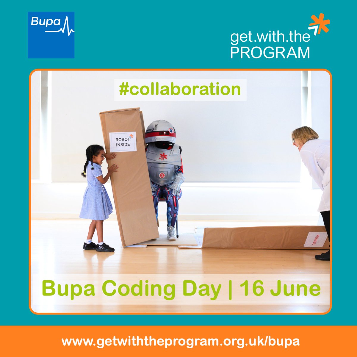 ew_techhub1's tweet image. #Collaboration is key to building successful networks, and we actively encourage this at @everywoman. We'd love for you to collaborate with our platinum partner @Bupa and nominate a school or #volunteer at the next FREE #BupaCodingDay, on 16th June! getwiththeprogram.org.uk/bupa #STEM
