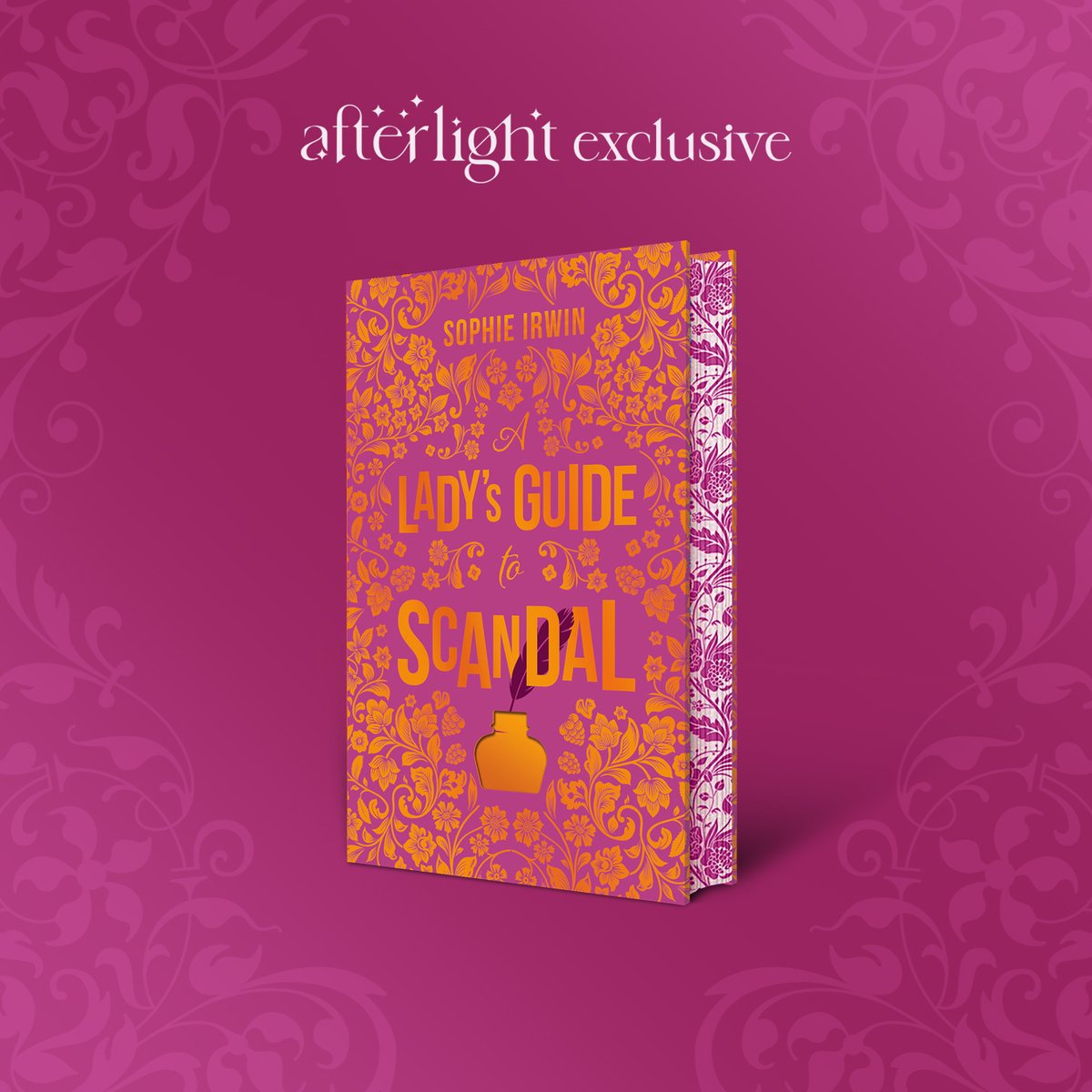 HarperFiction's tweet image. Pass the smelling salts. I’m ready to swoon 😍

Introducing the incomparable @AfterlightBooks special edition of @SophieHIrwin&apos;s A Lady’s Guide To Scandal.

High Society better watch out.
#LadysGuide