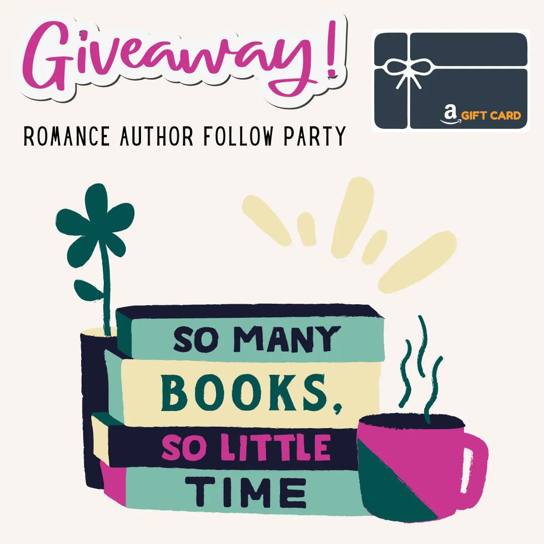 Romance Author Follow Party & Book Money Glveaway!
Need some book money? Follow these authors for a chance to wln 3 ebooks $65 Amazon gift card.

Enter: buff.ly/41M8Sfp

May 15 to 31.
Wlnners announced June 1.

#RomanceGiveaway #zeeirwinromance #welcometokissingsprings