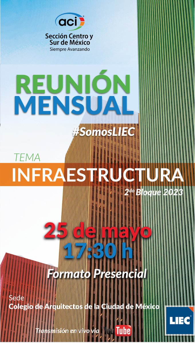 ACIMEXICO's tweet image. Ya estamos a un día!!!! 
Reunión Mensual patrocinada por #LIEC
Link de registro: forms.gle/SbxgemaLFw659h…