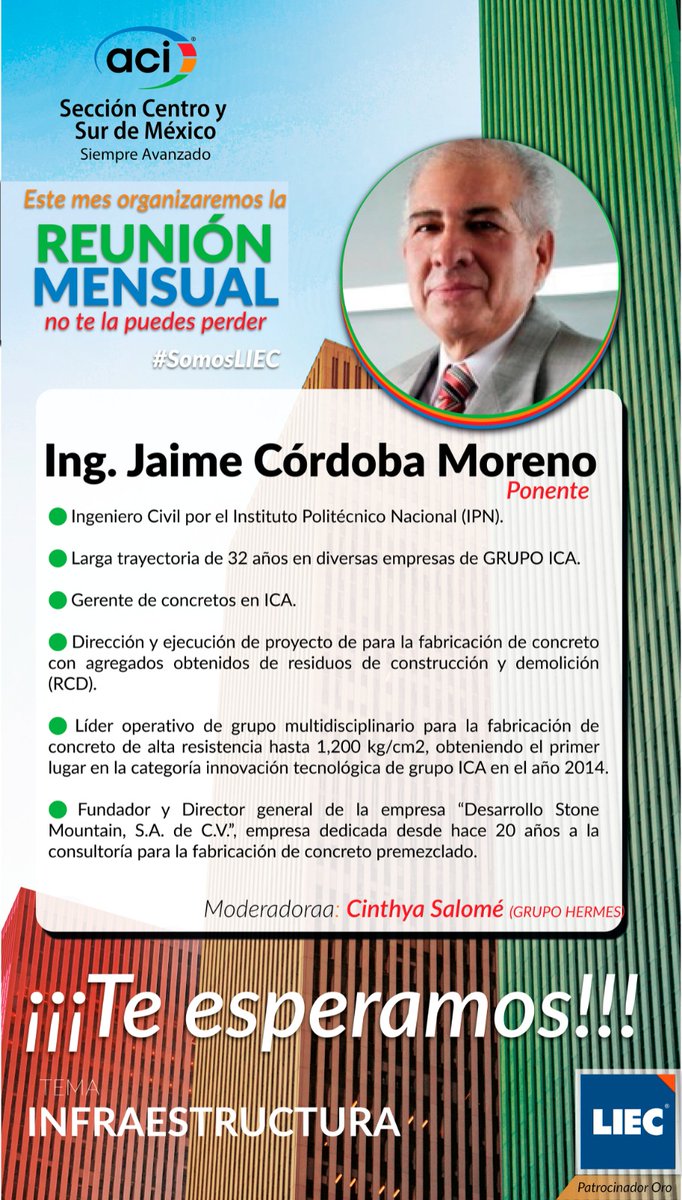 ACIMEXICO's tweet image. Ya estamos a un día!!!! 
Reunión Mensual patrocinada por #LIEC
Link de registro: forms.gle/SbxgemaLFw659h…