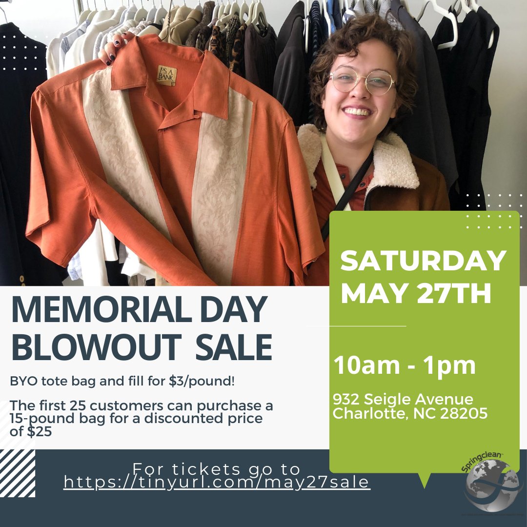 Inaugural Memorial Day Blowout Sale! - *tinyurl.com/may27sale*