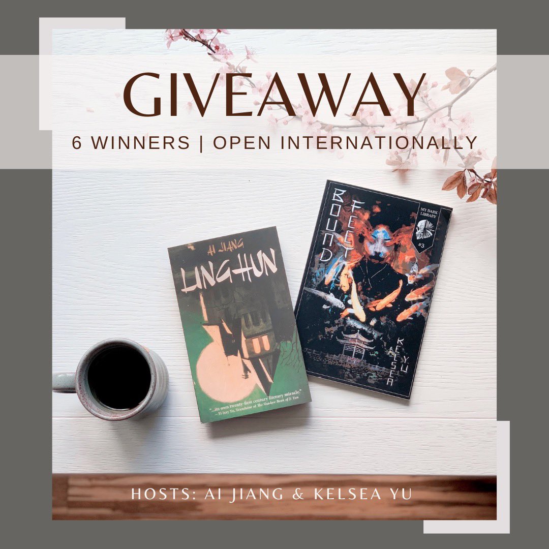 Asian Heritage Month GIVEAWAY by me &amp; <a href="/aijiang_/">Ai Jiang || 江艾 || 🇨🇳🇨🇦</a> / <a href="/anovelescape/">Kelsea Yu</a>!!

FIVE people will win goody packages from us both, and ONE person will win goody packages + Linghun AND Bound Feet!

🔥TO ENTER: COMMENT w/ a recent book rec + RT this post!🔥

Open intl thru EOD Fri!