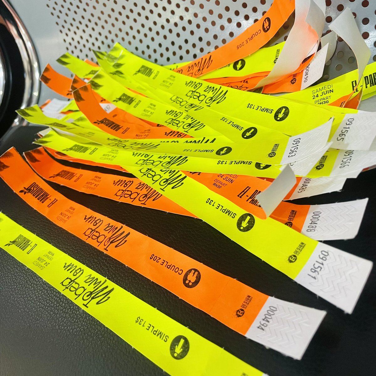 LeloleloService's tweet photo. ‼️🚨‼️
Bracelets d’identifications!
Contrôle et la sécurité de vos événements, soirées, festivals et voyages…
Bracelets d’entrée solides, imperméables et imprimables!

Rouge - Rose - Jaune - Blanc - Vert

En promotion en plus!
Faites les choses avec CLASSE https://t.co/p1w4kyWuD0