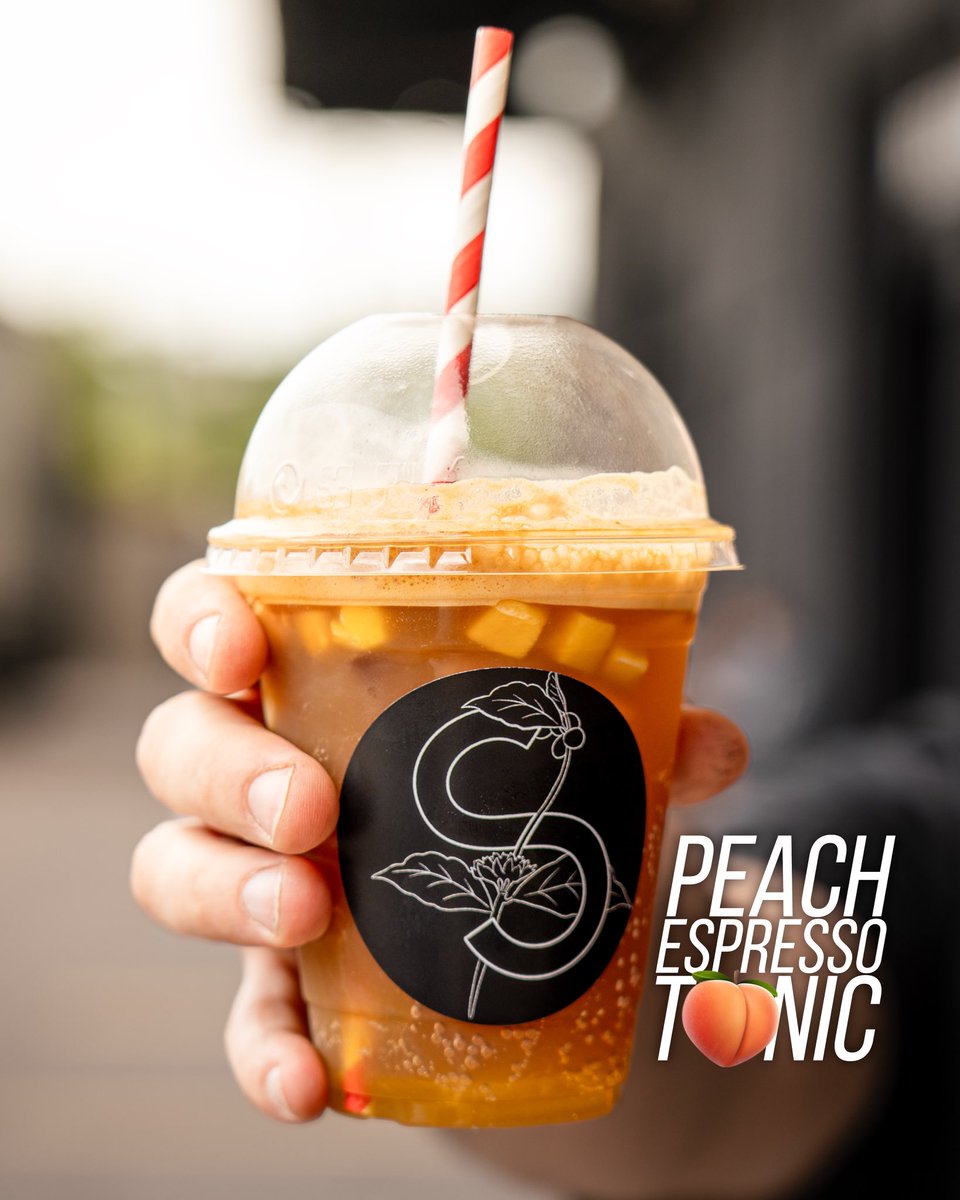 Peach Espresso Tonic - Deliciously Refreshing