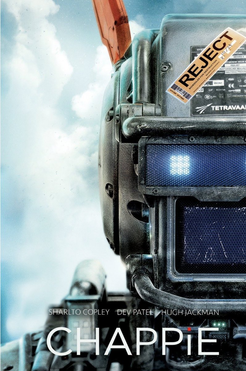 Critics really hated this movie. Honestly, I thought it was great and it's one of my favorites. #ChappieMovie