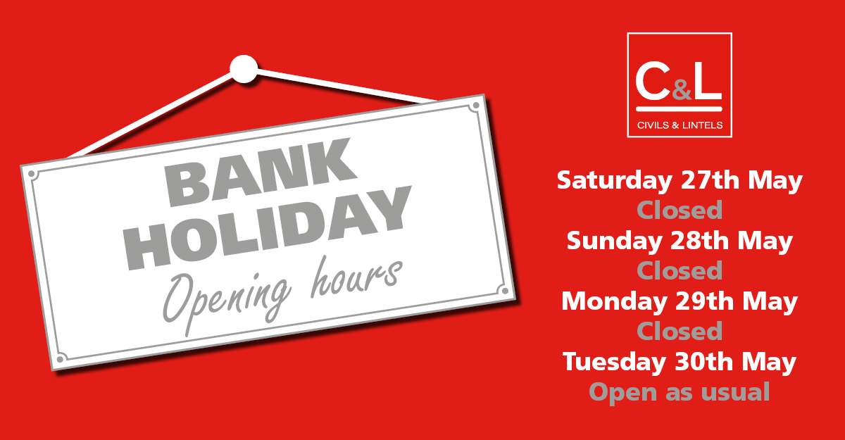 🚨 Advanced notice - bank holiday opening hours 🚨

All our depots will be closed on the third and final May bank holiday of 2023. Opening our doors again on Tuesday 30th May.

#longweekend #bankholiday #keepingyouinformed