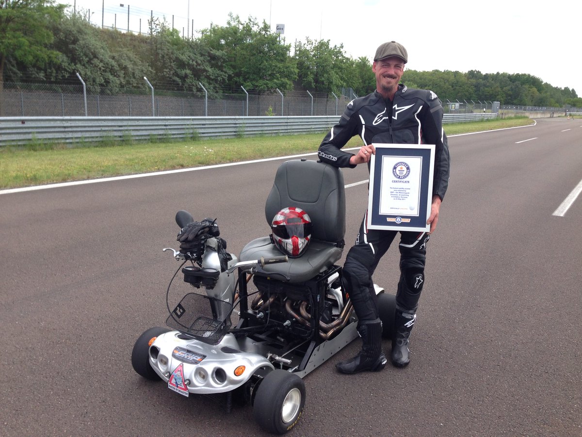 Guinness World Records on Twitter "This mobility scooter, piloted by