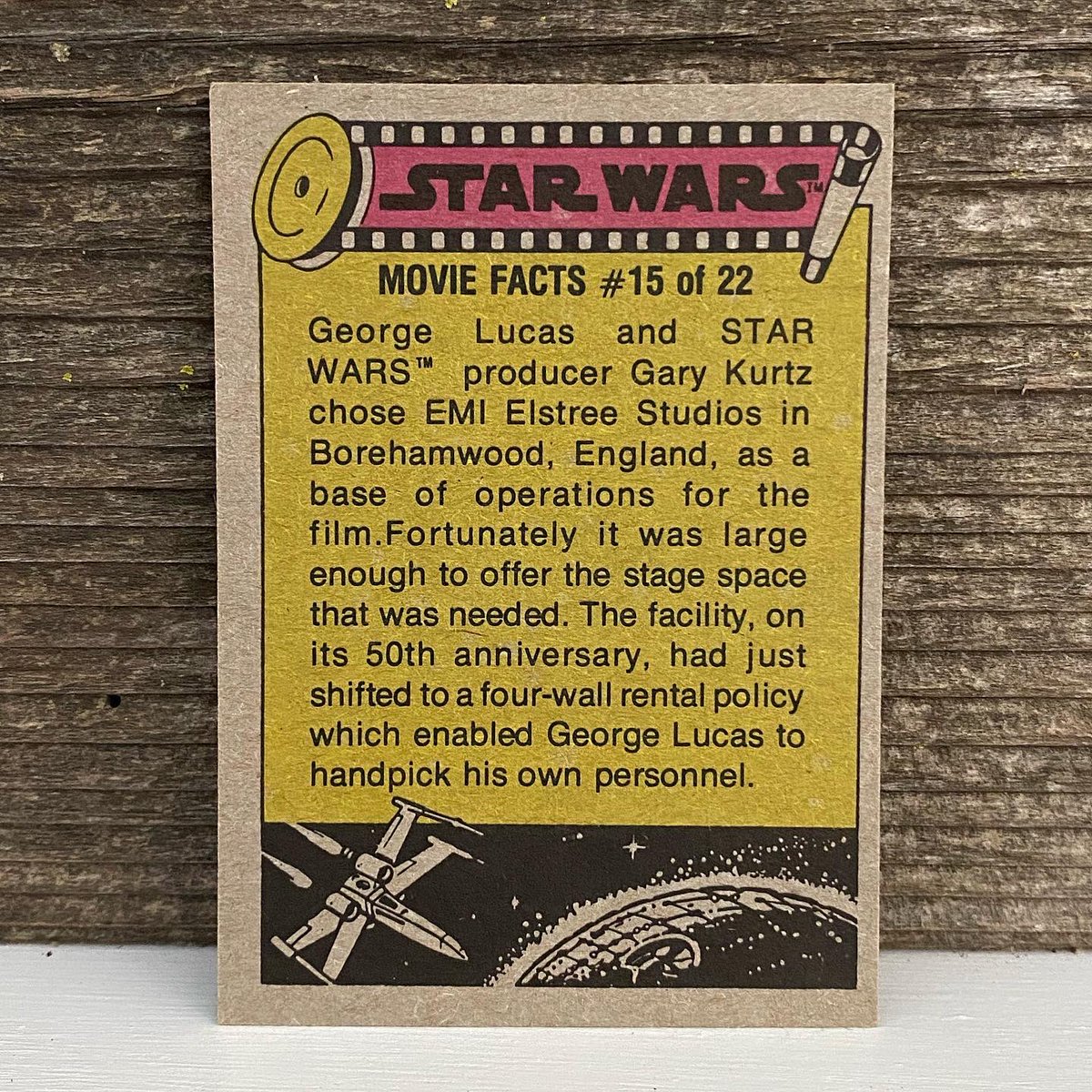 Topps Star Wars Series 4: #230 Guarding the Millennium Falcon #collector #starwars #vintage #vintagestarwars #topps #tradingcards #moviefacts