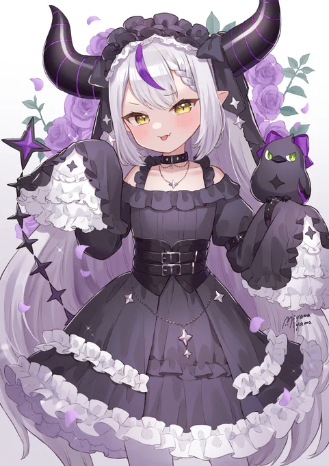 ゴスロリらぷちゃん #laplus_artdesu