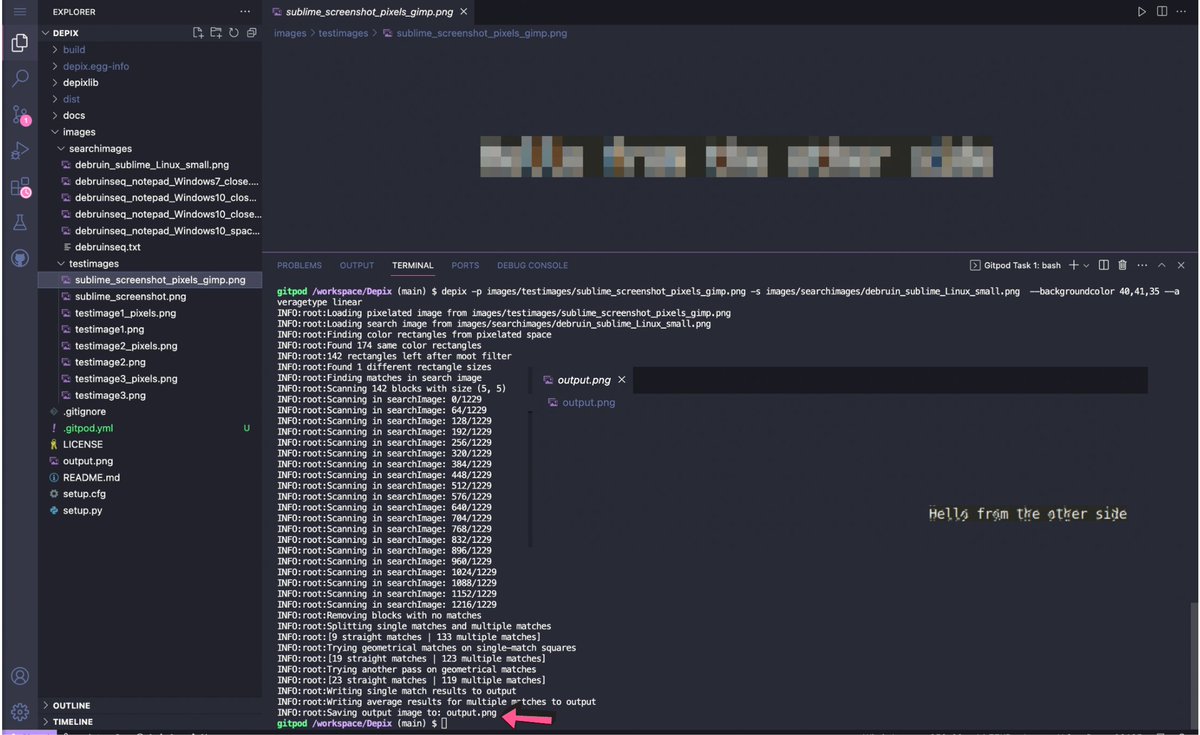 cyb_detective's tweet image. Depix
Pixelization is a very popular method of hiding part of an image by reducing its resolution (for example, some text or a person's face).
This #python tool allows you to depixelate text images
github.com/beurtschipper/…
Creator @spibblez