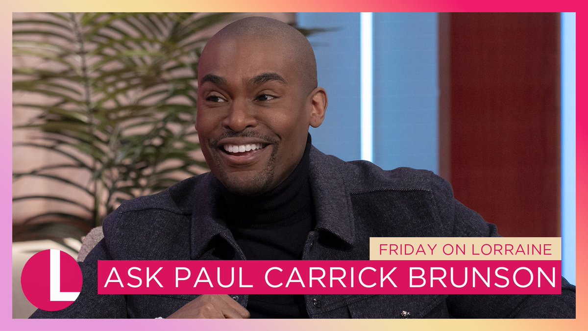 Whether you're looking for marriage advice, or heading on a first date, we've got the amazing @PaulCBrunson joining us to help you out. Send in your questions or dilemmas to Lorraine@itv.com, and he'll be on the show with @ranvir01 to answer as many as possible. This Friday at