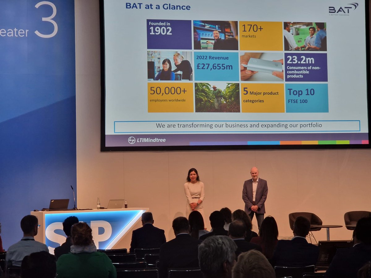 ltm_ofcl's tweet photo. Olga Golub delivers a game-changing session at @SAP Sapphire 2023 in Barcelona, unveiling a spectrum of innovative and reduced-risk alternatives that we designed to help BAT achieve their business goals with SAP S/4HANA. #LTIMindtree #SAPSapphire #TimelessEnterpriseWithSAP https://t.co/SrZlhTpcyB