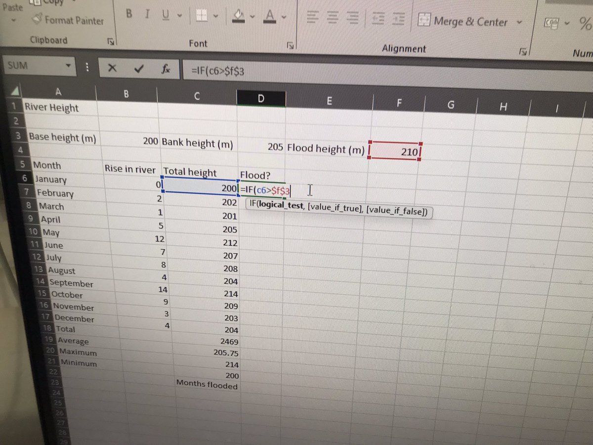 STP8_13Computes's tweet photo. Really impressed with how my Year 6 are coping with absolute cell references and conditional formatting #computing #spreadsheets #createnotconsume https://t.co/sGe2VfeZrh