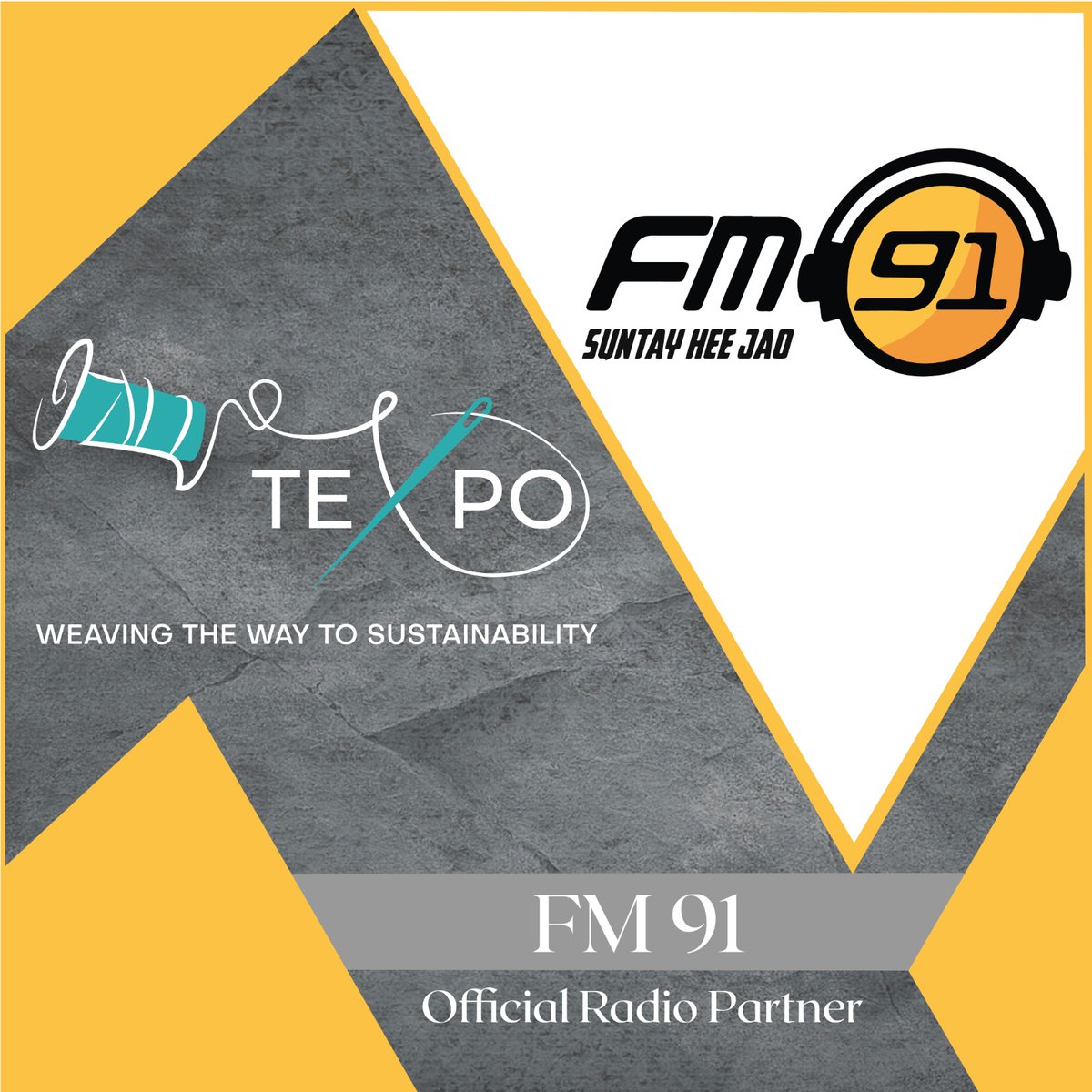 texpo_official (@texpotdap) on Twitter photo Excited to announce FM 91 <a href="/fm91/">Philipe Rodrigues</a>.official as Texpo 2023’s official radio partner
#texpo2023 #textileindustry #sustainablefashion #texpoexhibit #internationalexhibiton
#pakistanitextiles
#weavingthewaytosustainability #sustainability #ecofriendly #pakistanexports #tdap Excited to announce FM 91 <a href="/fm91/">Philipe Rodrigues</a>.official as Texpo 2023’s official radio partner
#texpo2023 #textileindustry #sustainablefashion #texpoexhibit #internationalexhibiton
#pakistanitextiles
#weavingthewaytosustainability #sustainability #ecofriendly #pakistanexports #tdap