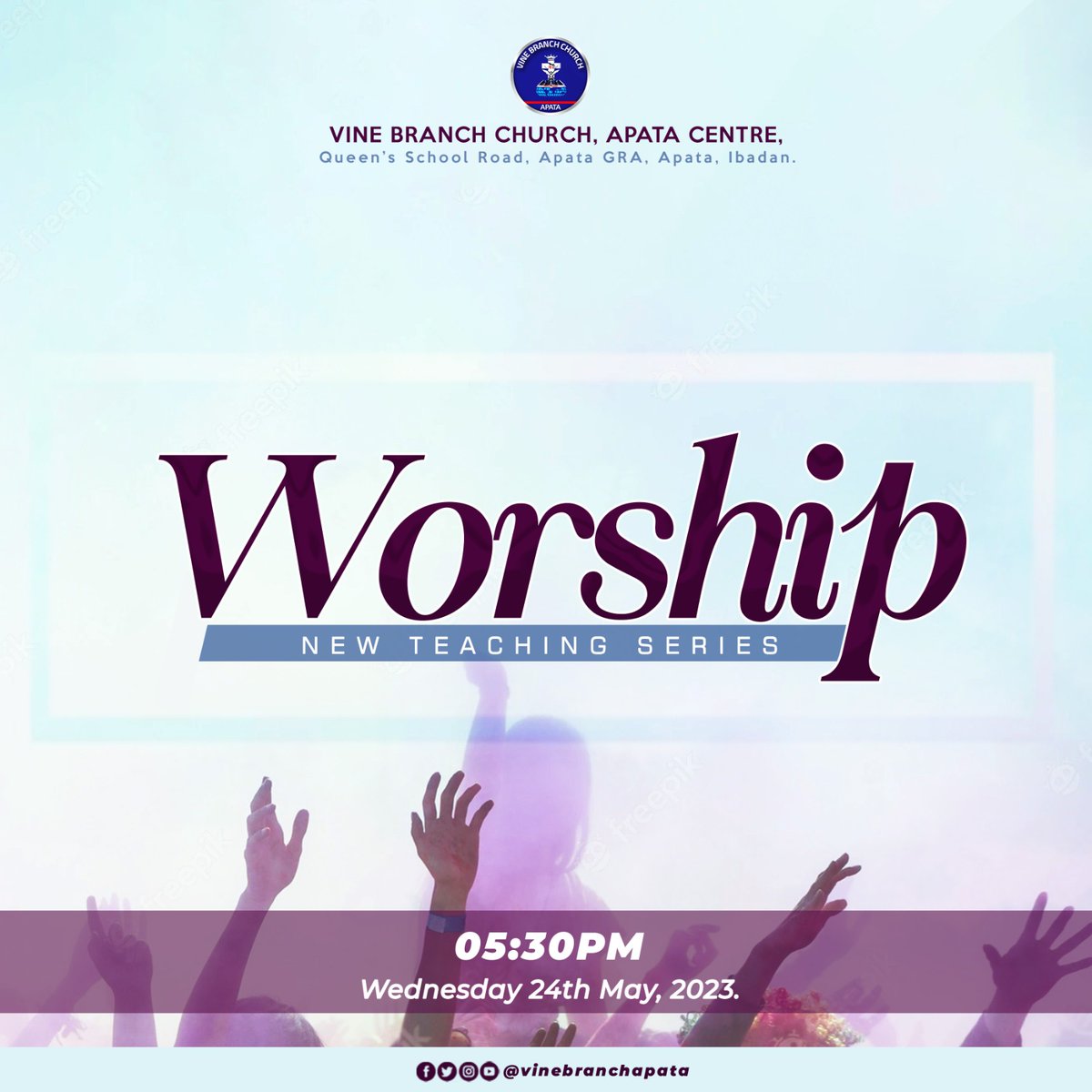 vinebranchapata's tweet photo. We can never graduate from the school of the Word.

Join us as we begin a new bible study series on Worship.

You'll learn life-changing principles.

Join us by 5:30pm on 
Youtube:
https://t.co/lpTcSh6nyn

Facebook:
https://t.co/xxp5O2m13L

#VinebranchApata #Worship #BibleStudy https://t.co/ukYdWiRfyK