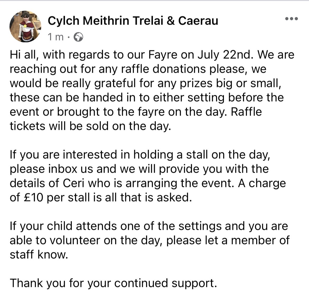 CylchMeithrinCaerau tweet media