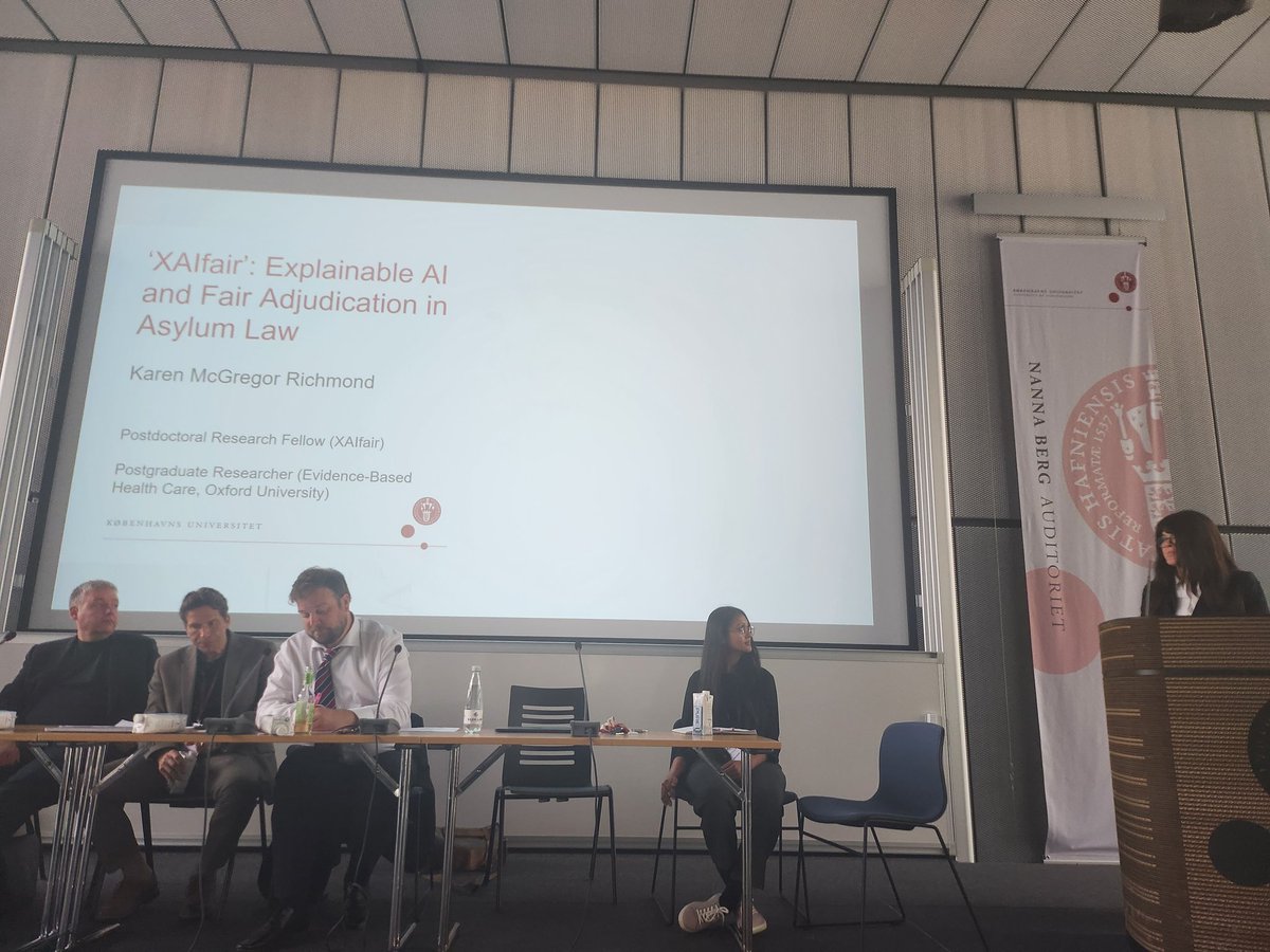 Thomas Gammeltoft-Hansen (@tgammeltoft) on Twitter photo Third up is <a href="/KRichmond88/">Karen_Richmond88</a> speaking on case-based legal reasoning based on our <a href="/VILLUMFONDEN/">Villum Fonden</a> project on Explainable AI and Asylum Law Third up is <a href="/KRichmond88/">Karen_Richmond88</a> speaking on case-based legal reasoning based on our <a href="/VILLUMFONDEN/">Villum Fonden</a> project on Explainable AI and Asylum Law