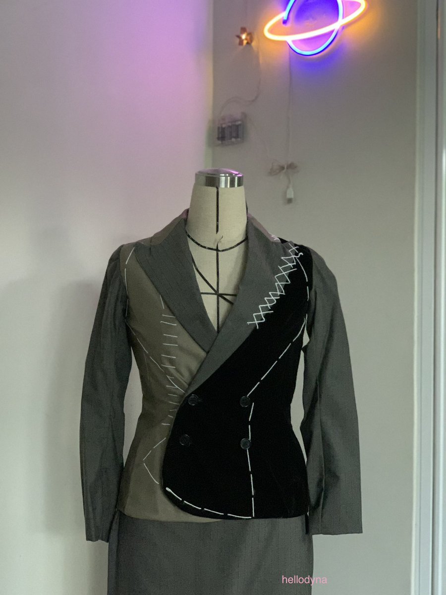 HelloDyna's tweet photo. 그냥 for today~ my very first sew inspired by bikseu if I’m not mistaken and this was when I’m halfway through my fashion course in uni! Read more on my very old blogpost about it! 💫 #VIXX11anniversary 

https://t.co/5vGP914j6l https://t.co/P5oXznDk3F
