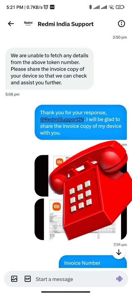 Rahulsunny6399's tweet image. 📢Attention all Redmi users!📢

It&apos;s disheartening to see that @RedmiSupportIN is not taking responsibility for the #frontCameraIssue caused by their own #MIUIupdate. @XiaomiIndia, this lack of accountability is deeply disappointing. #Redmi #CustomerService #TakeResponsibility
