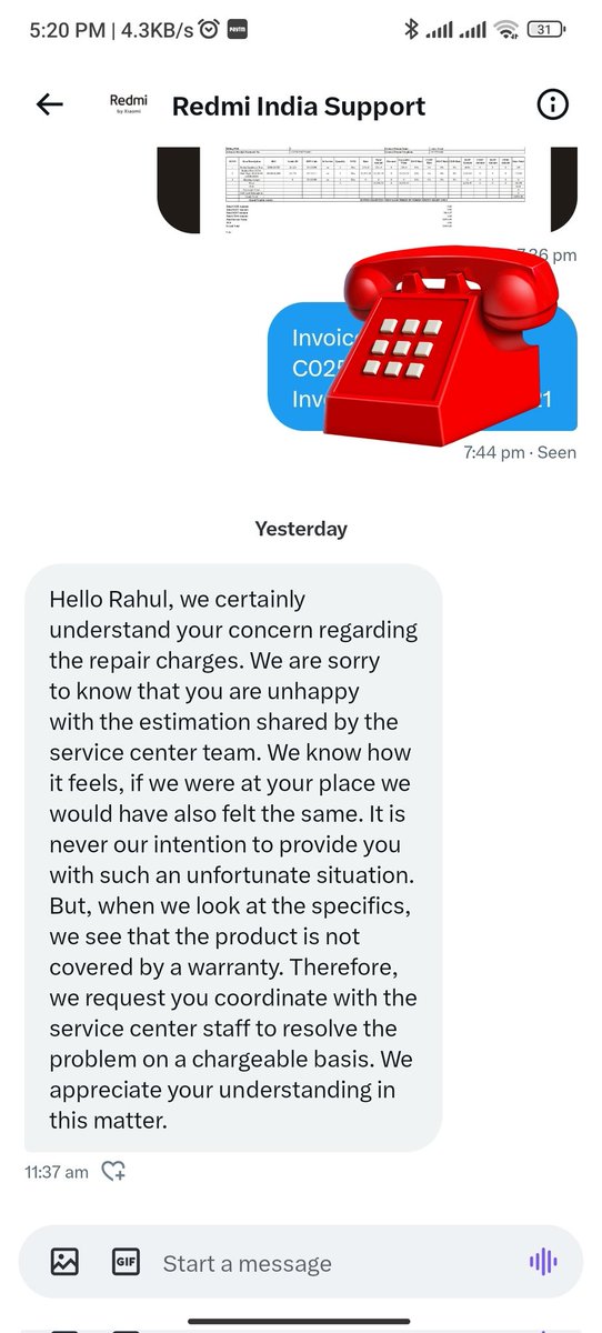 Rahulsunny6399's tweet image. 📢Attention all Redmi users!📢

It&apos;s disheartening to see that @RedmiSupportIN is not taking responsibility for the #frontCameraIssue caused by their own #MIUIupdate. @XiaomiIndia, this lack of accountability is deeply disappointing. #Redmi #CustomerService #TakeResponsibility