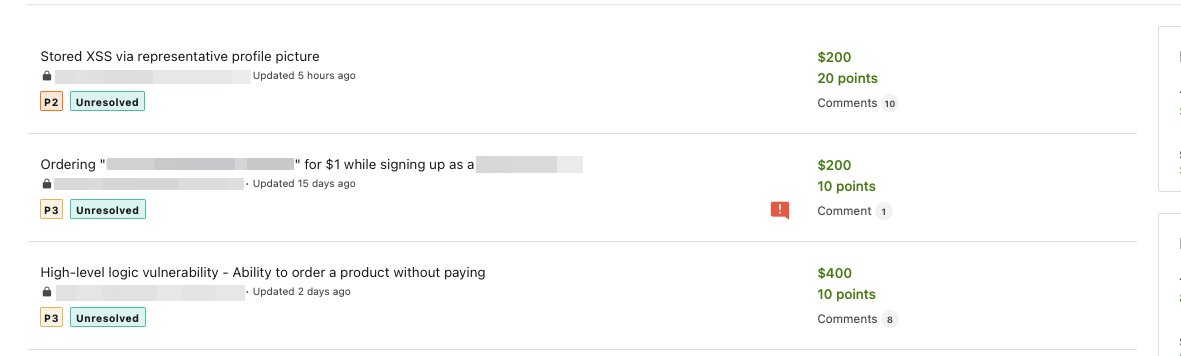 arbennsh's tweet photo. Tip: Don't waste your time hacking on bb programs where the researcher's work is not valued. I reported these vulnerabilities 2 months ago, when the bounty table had a greater a reward; the client updated the bounty table every week and paid me with the current version. https://t.co/7i1SGlqndo