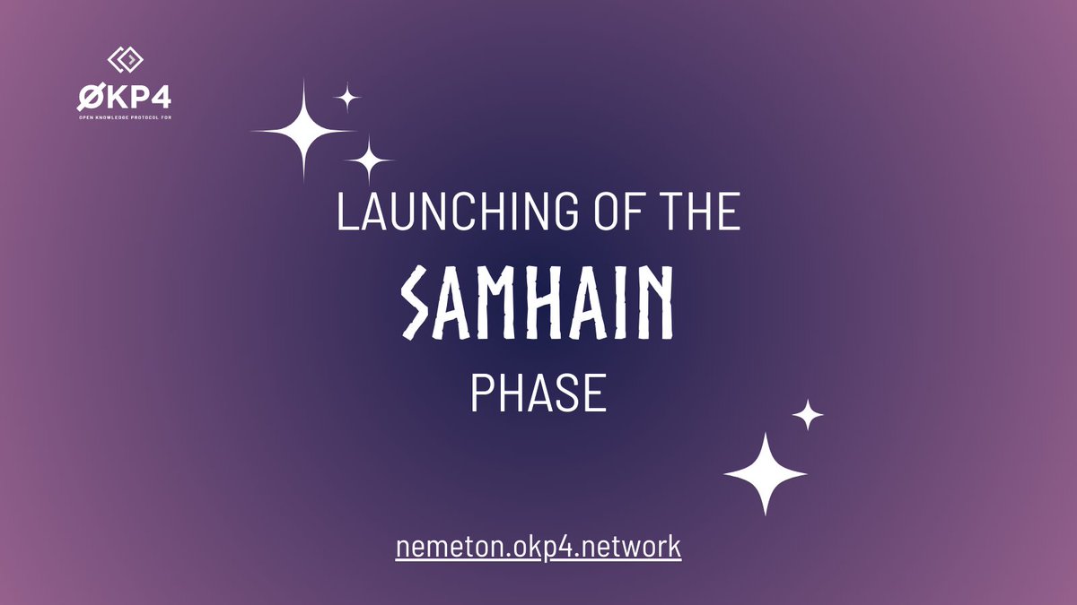 axonexyz's tweet image. 🚀🎉 Exciting Announcement: Phase 5 of the Nemeton Program, known as Samhain, is now OPEN for our 150 incredible druids validators! 💪

🔍🌐 Head to nemeton.okp4.network  to explore all the tasks and challenges awaiting you.

🔥 Now&apos;s the time to shine! We believe in you and…