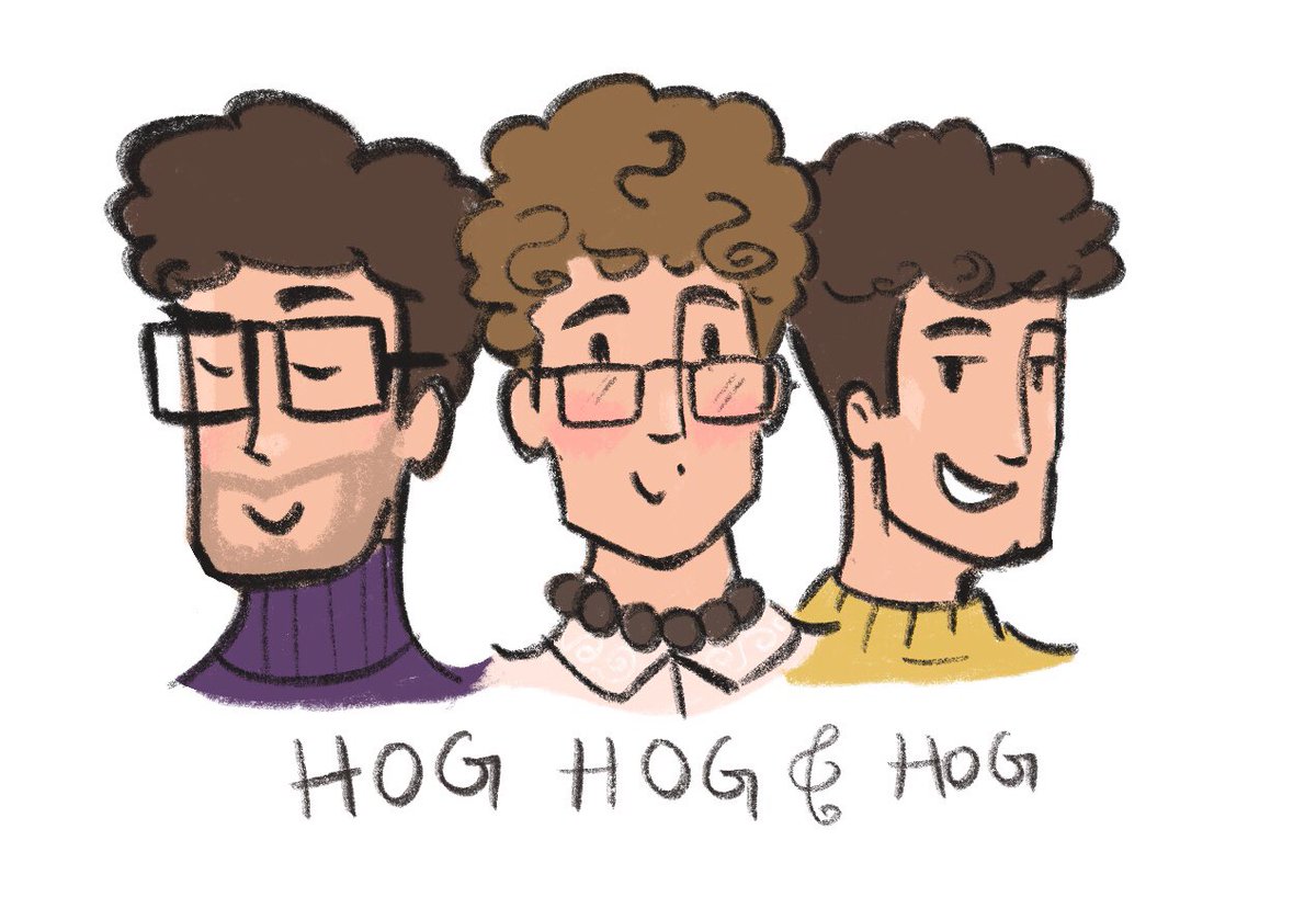 Happy birthday to Hog Hog and Hog !Fun fact, they all share a birthday ! XD ❤️ @FoilArmsAndHog