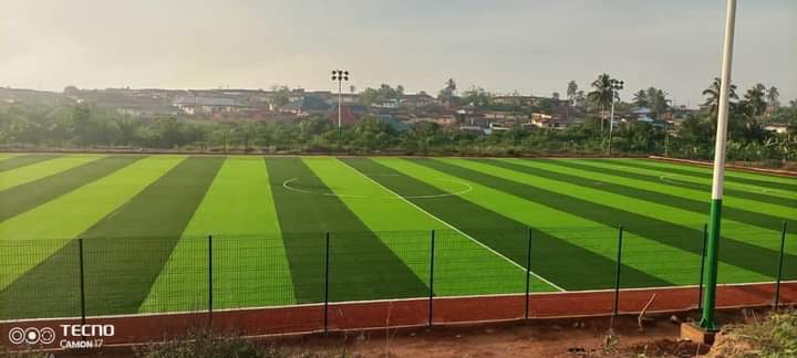 Assin North: Newly constructed Astro Turf at Assin Breku 

#PossibleTogether
#BuildingGhanaTogether
#YourTaxesAtWork