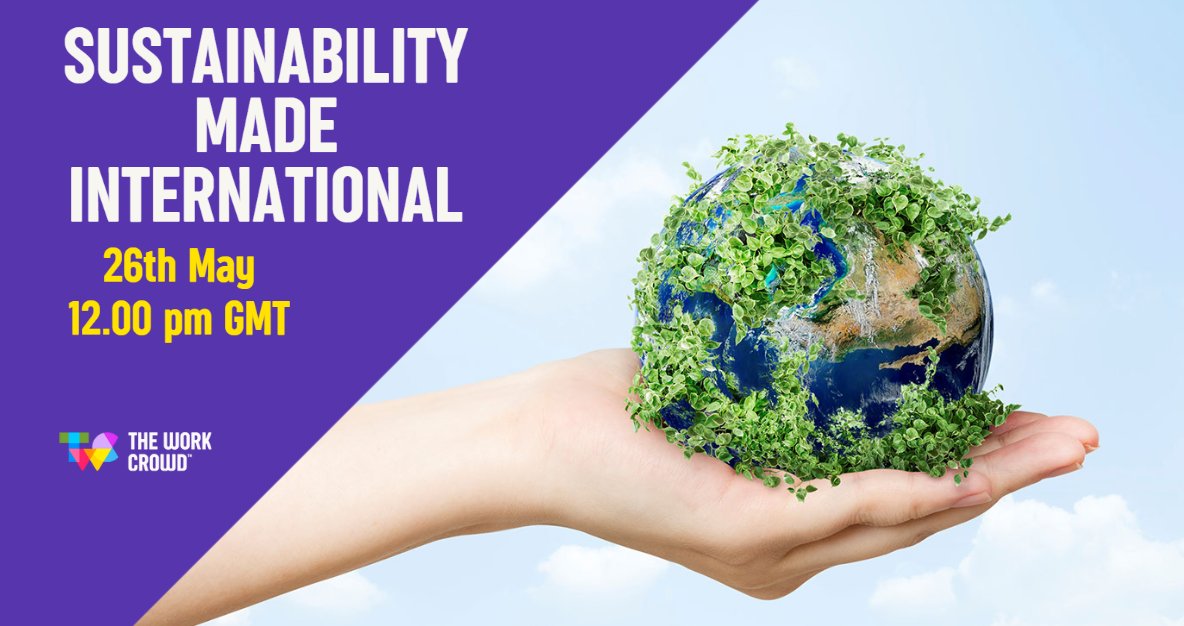 Only two days left until our next  virtual panel event, "Sustainability Made International: How Brands Can Drive Global Impact".

Register for free:👇
ow.ly/UO5v50OvaJ0

#sustainability #corporatesustainability #ethicalbusiness #globalsustainability