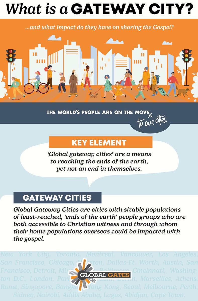 Modern immigrants symbolize a new era in pioneer missions — one in which today’s migration, transnationalism, globalization, and urbanization pose unprecedented opportunities to take the gospel to the ends of the earth through the gateways provided within global cities.