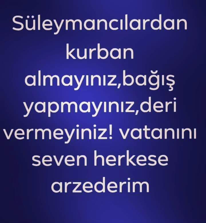 Tüm vatan severlere önemle duyurulur 🇹🇷👇